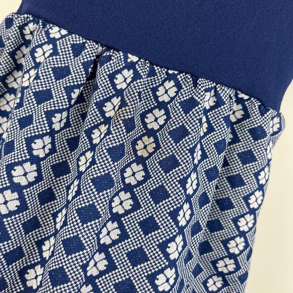 Vintage Sears Navy Blue Dress 5T - Picture 3 of 11
